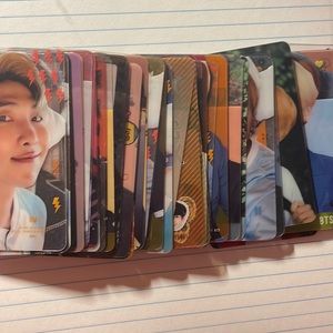 BTS clear photo cards